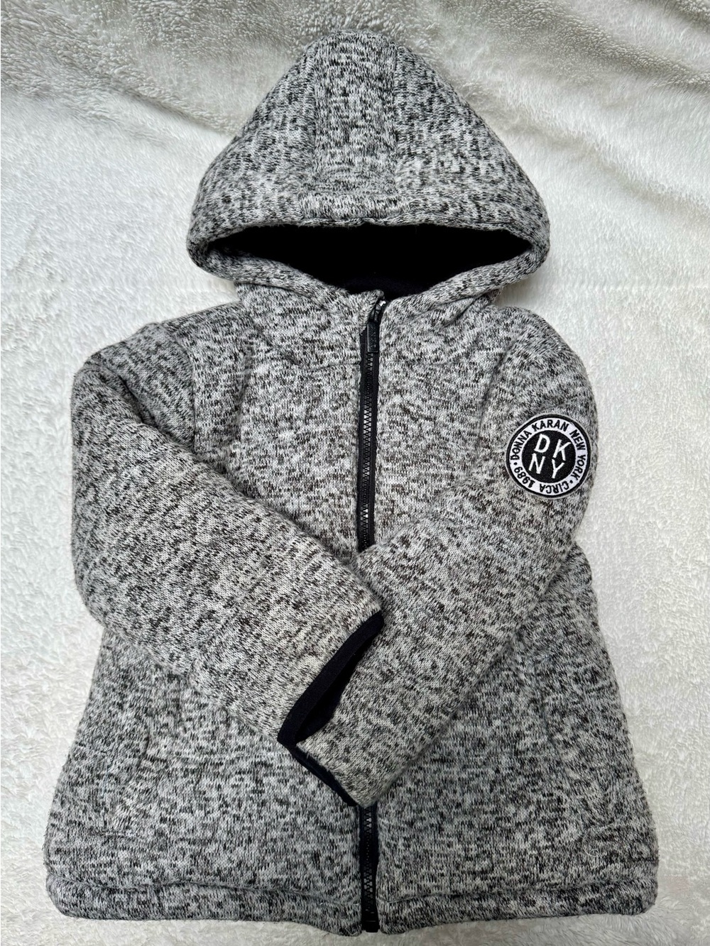 EUC - DKNY Kids Heavy Fleece Jacket - 4t